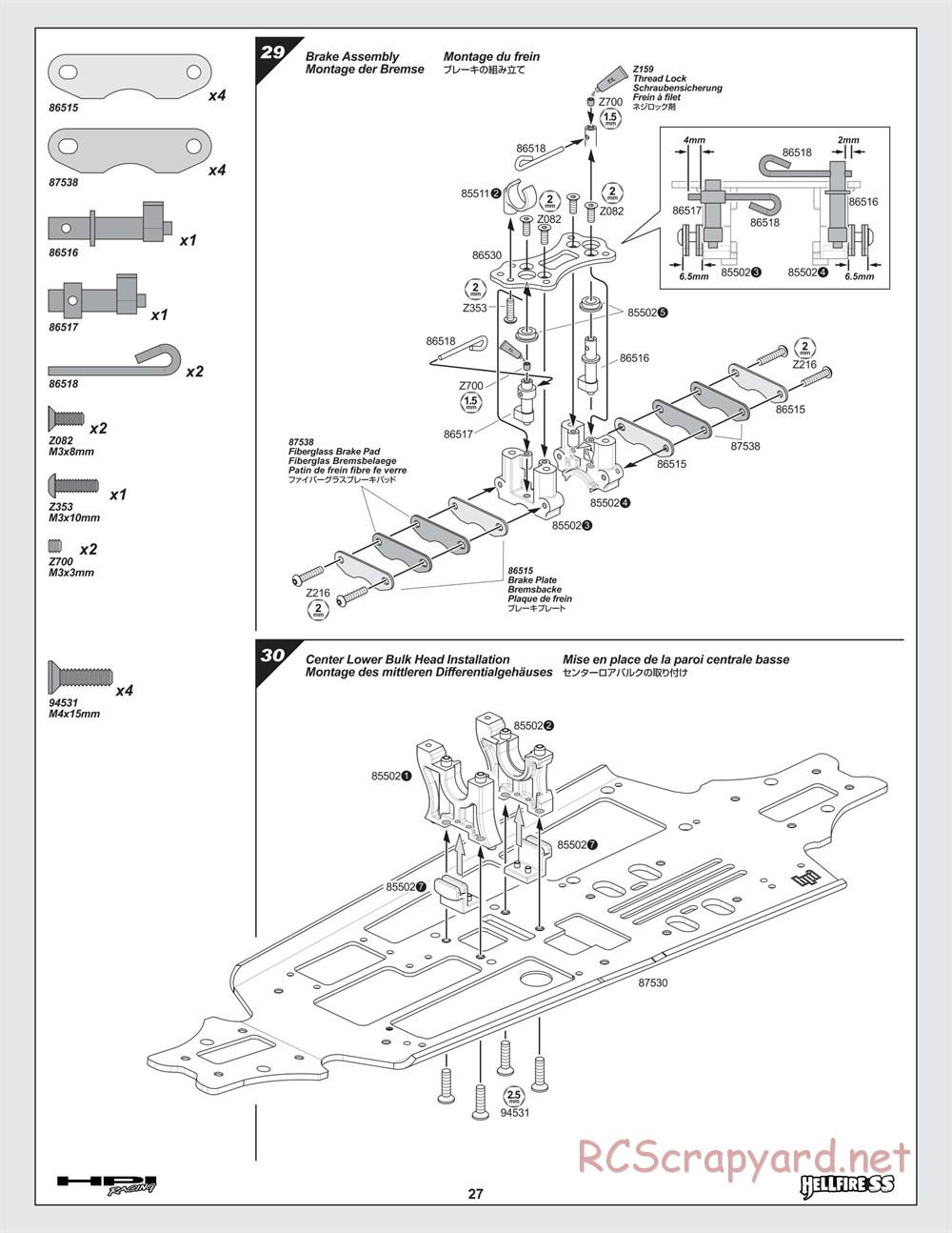 HPI - Hellfire SS - Manual - Page 27