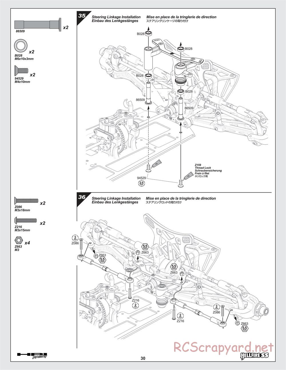 HPI - Hellfire SS - Manual - Page 30