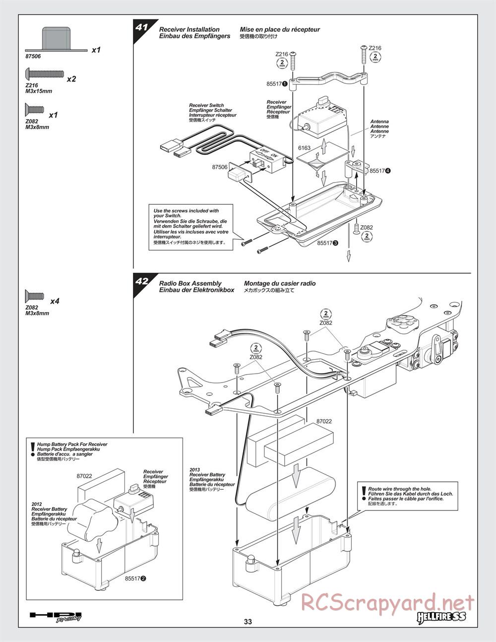 HPI - Hellfire SS - Manual - Page 33