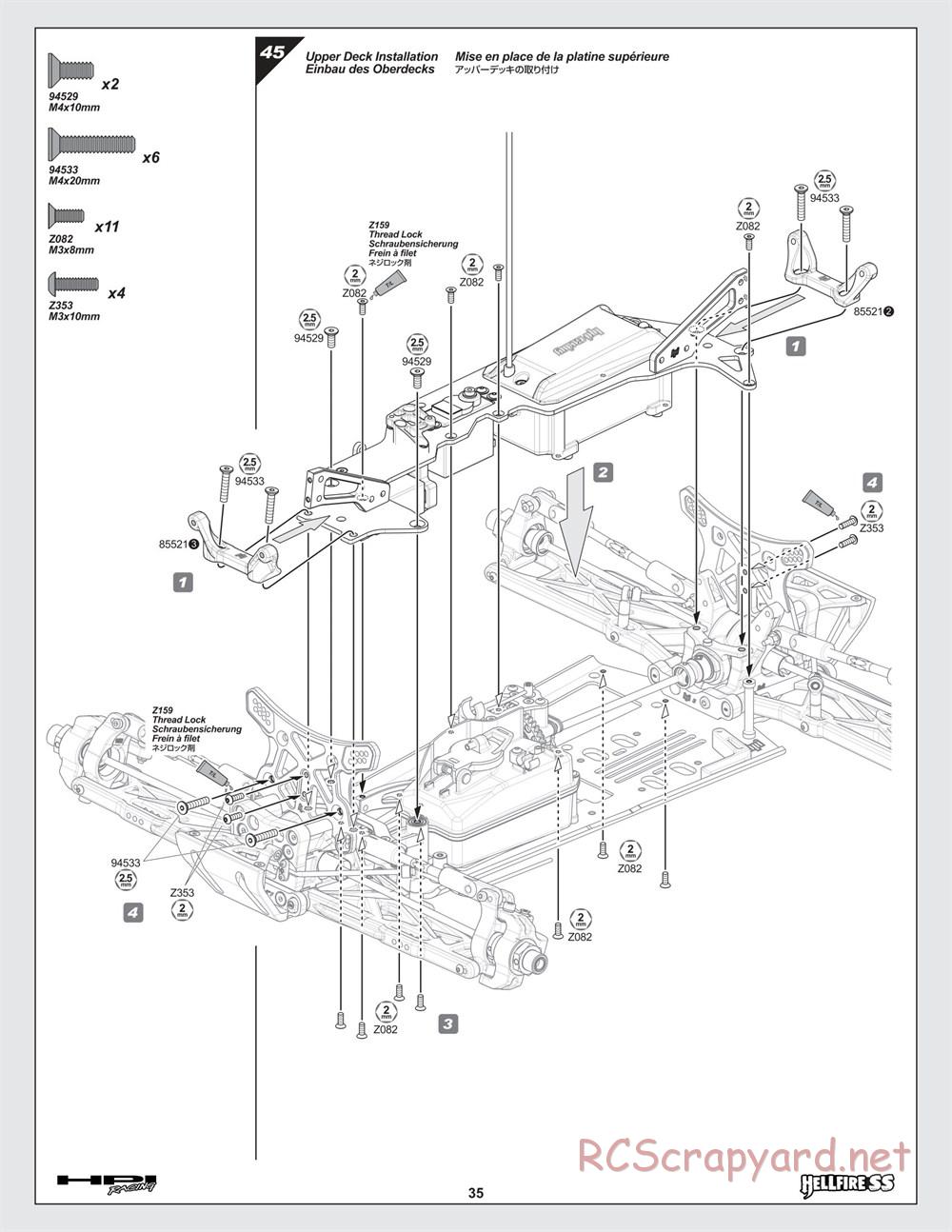 HPI - Hellfire SS - Manual - Page 35