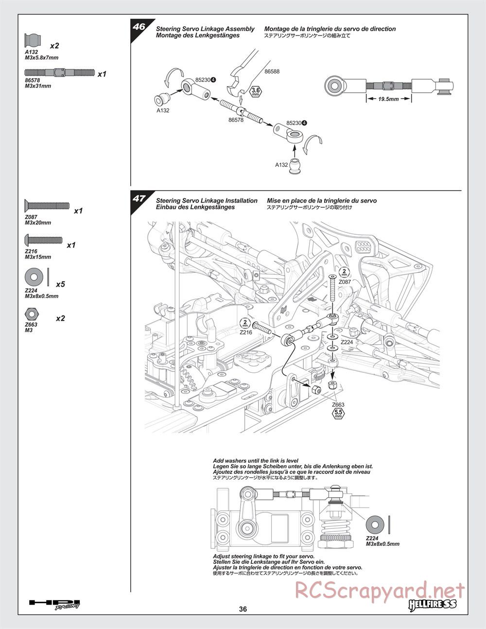 HPI - Hellfire SS - Manual - Page 36