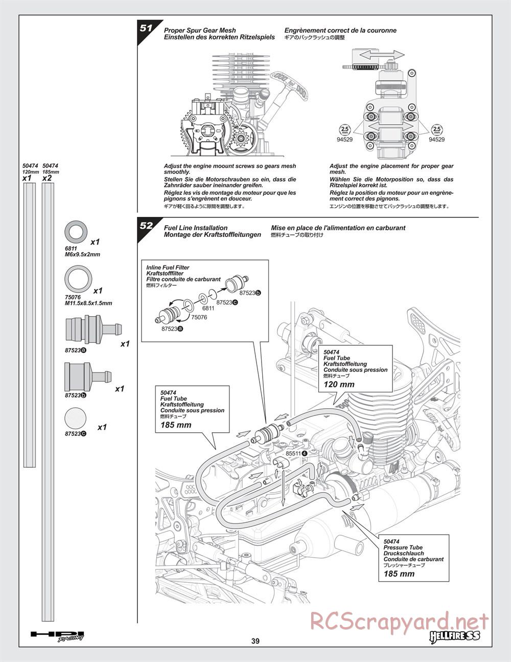 HPI - Hellfire SS - Manual - Page 39