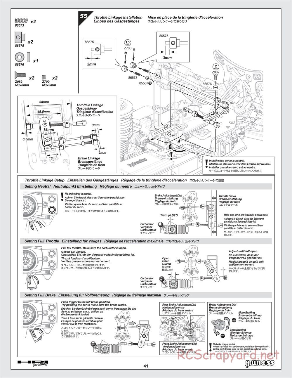 HPI - Hellfire SS - Manual - Page 41