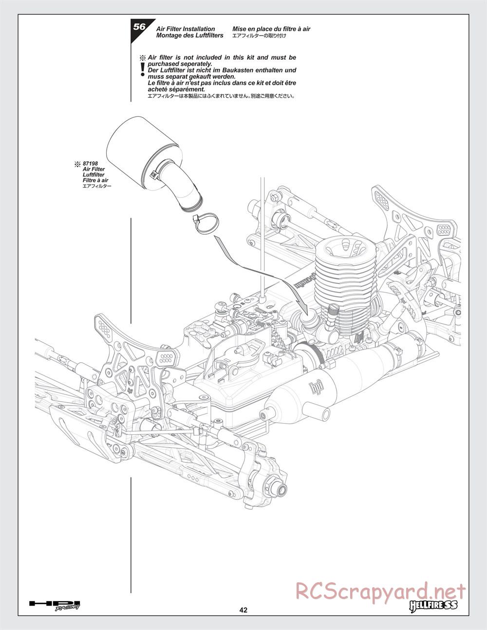 HPI - Hellfire SS - Manual - Page 42