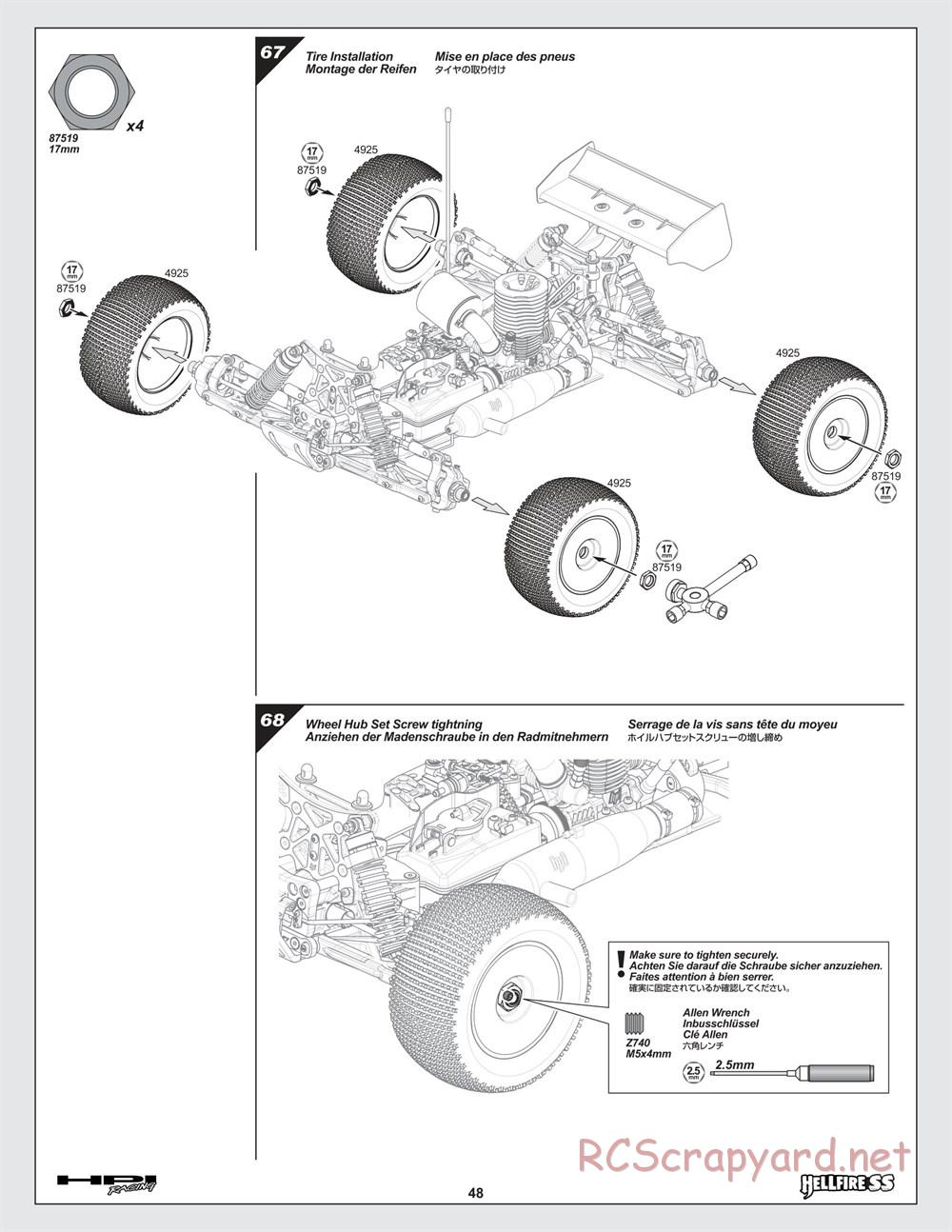 HPI - Hellfire SS - Manual - Page 48