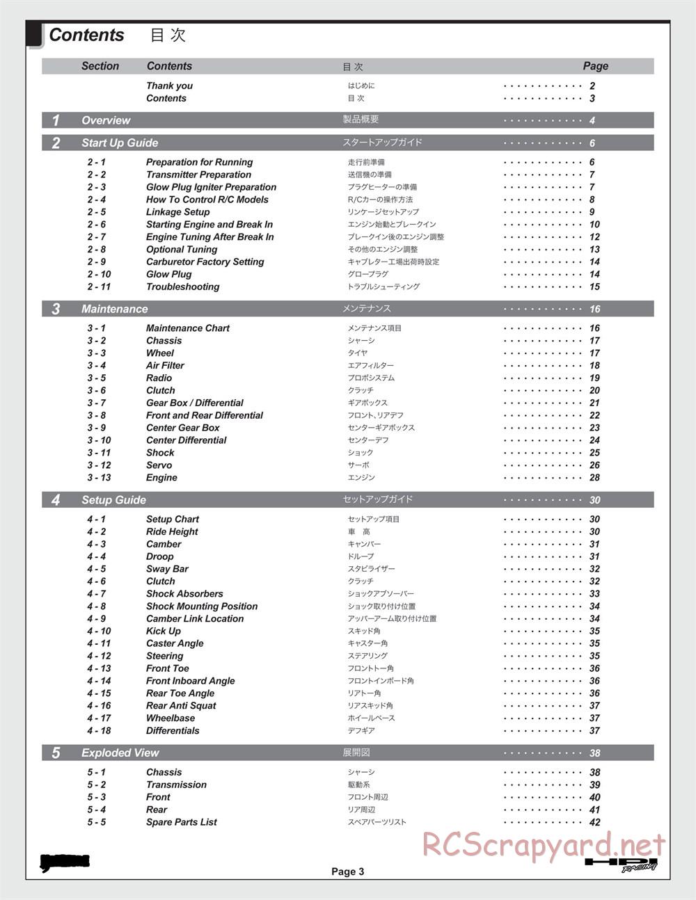 HPI - Hellfire - Manual - Page 3