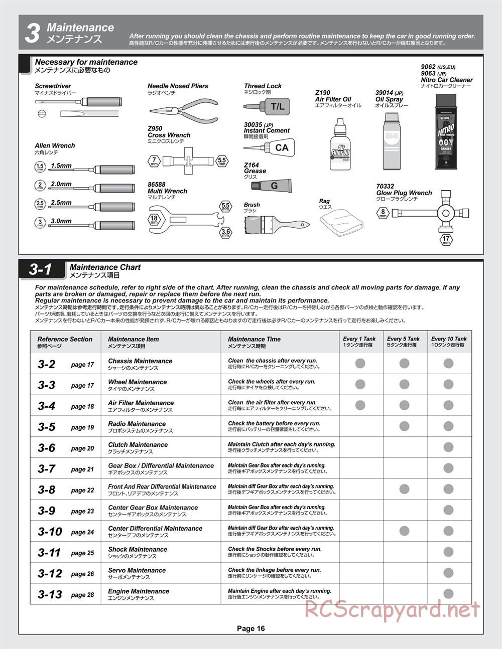 HPI - Hellfire - Manual - Page 16