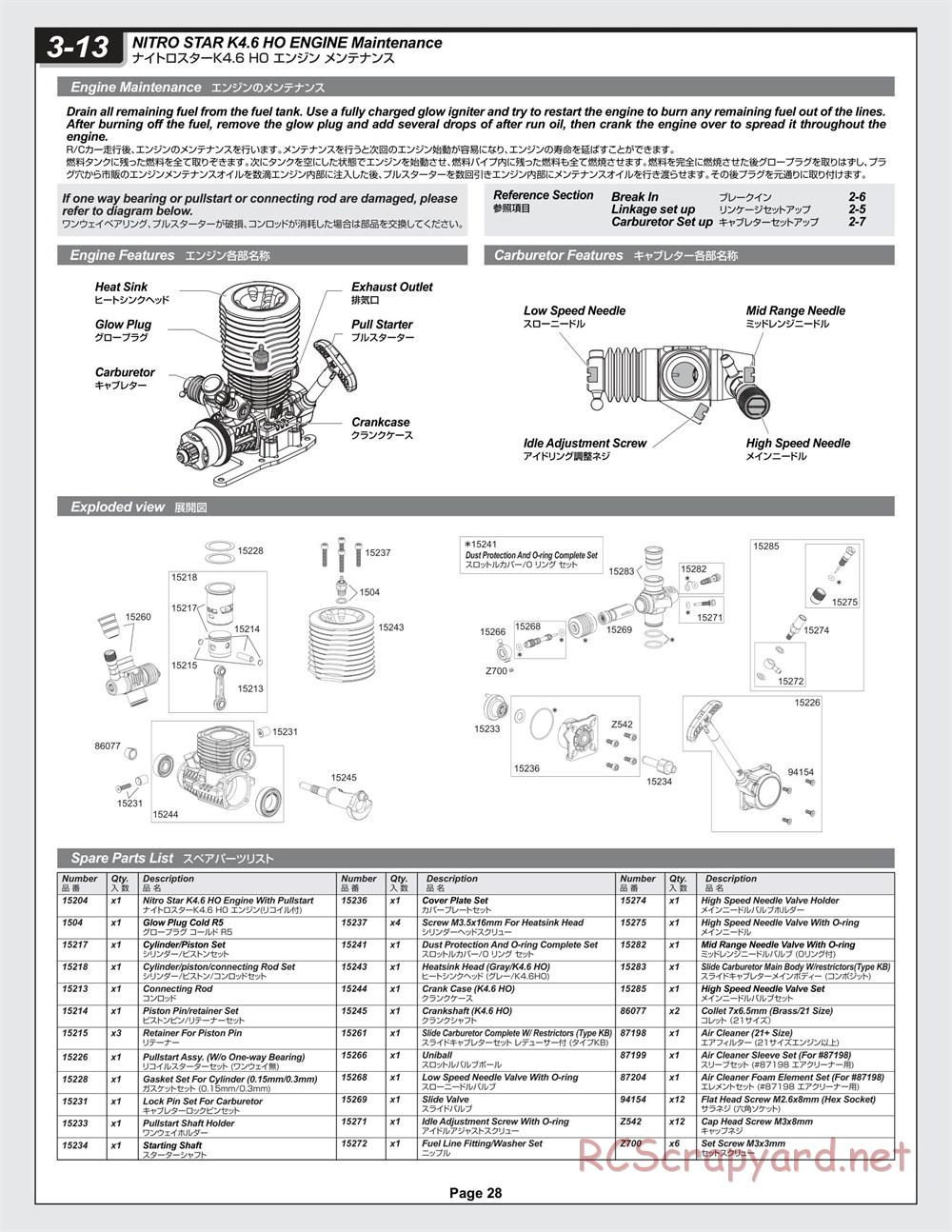 HPI - Hellfire - Manual - Page 28