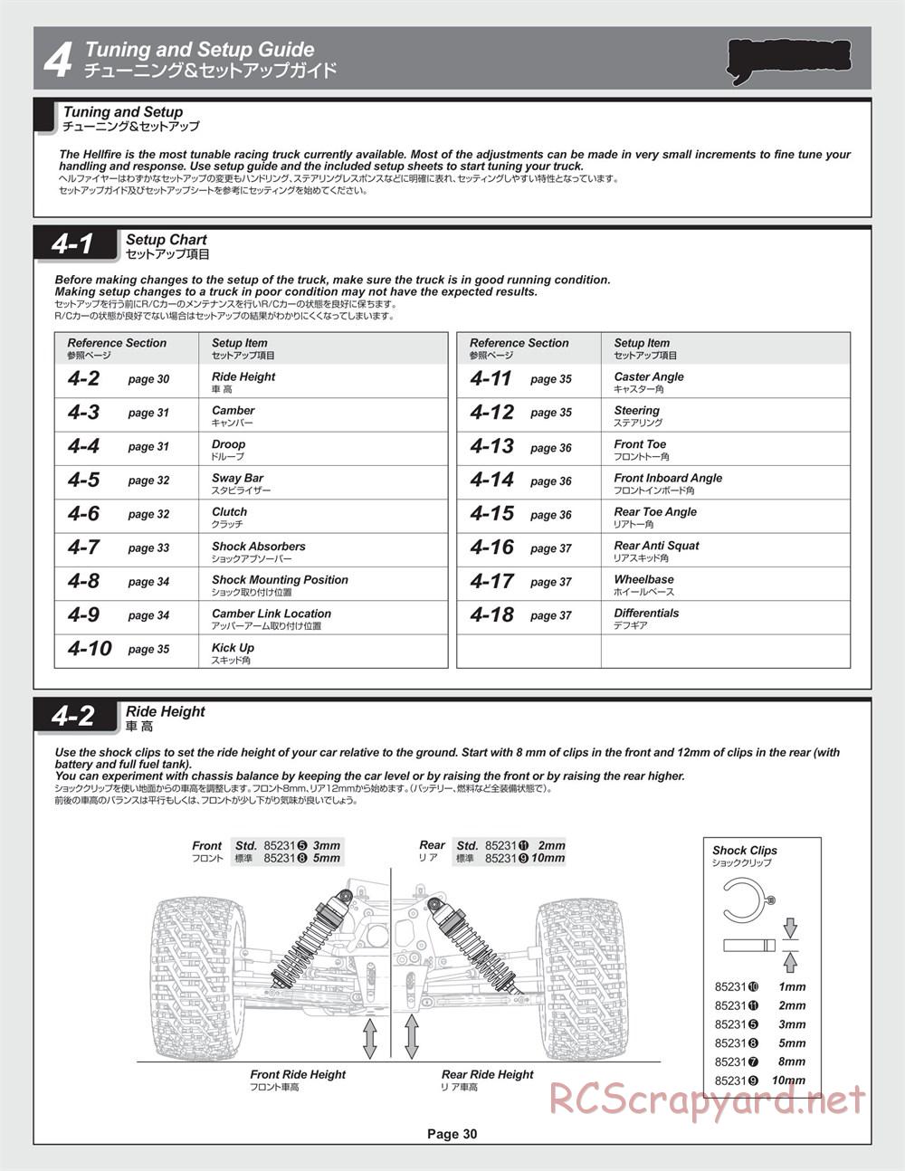 HPI - Hellfire - Manual - Page 30