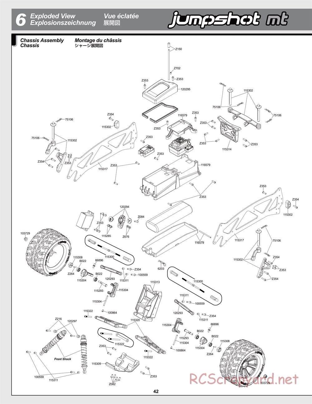 HPI - Jumpshot MT Flux - Exploded View - Page 42