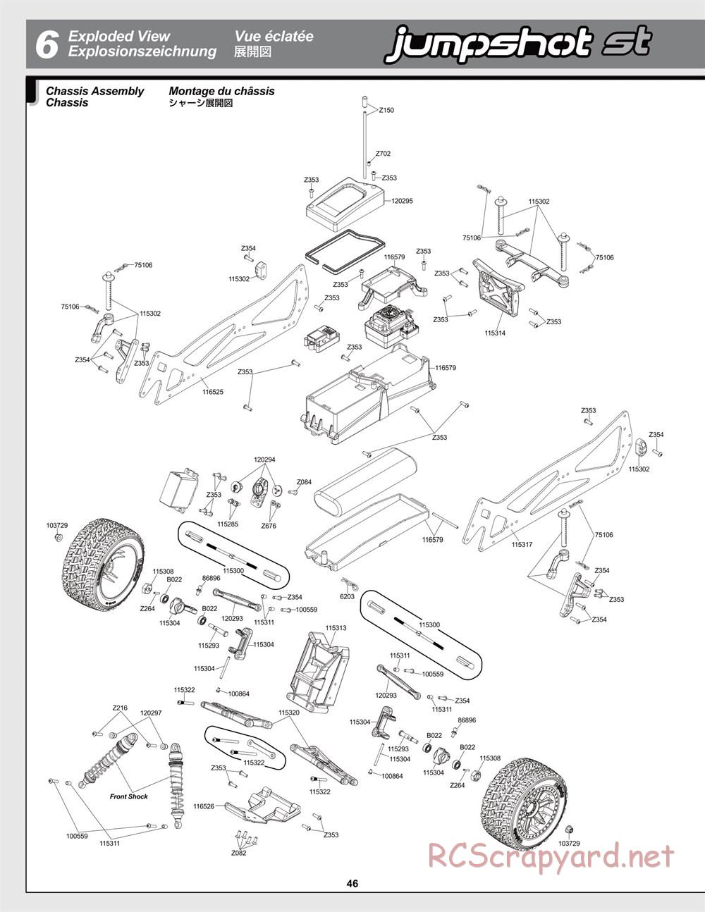 HPI - Jumpshot MT Flux - Exploded View - Page 46