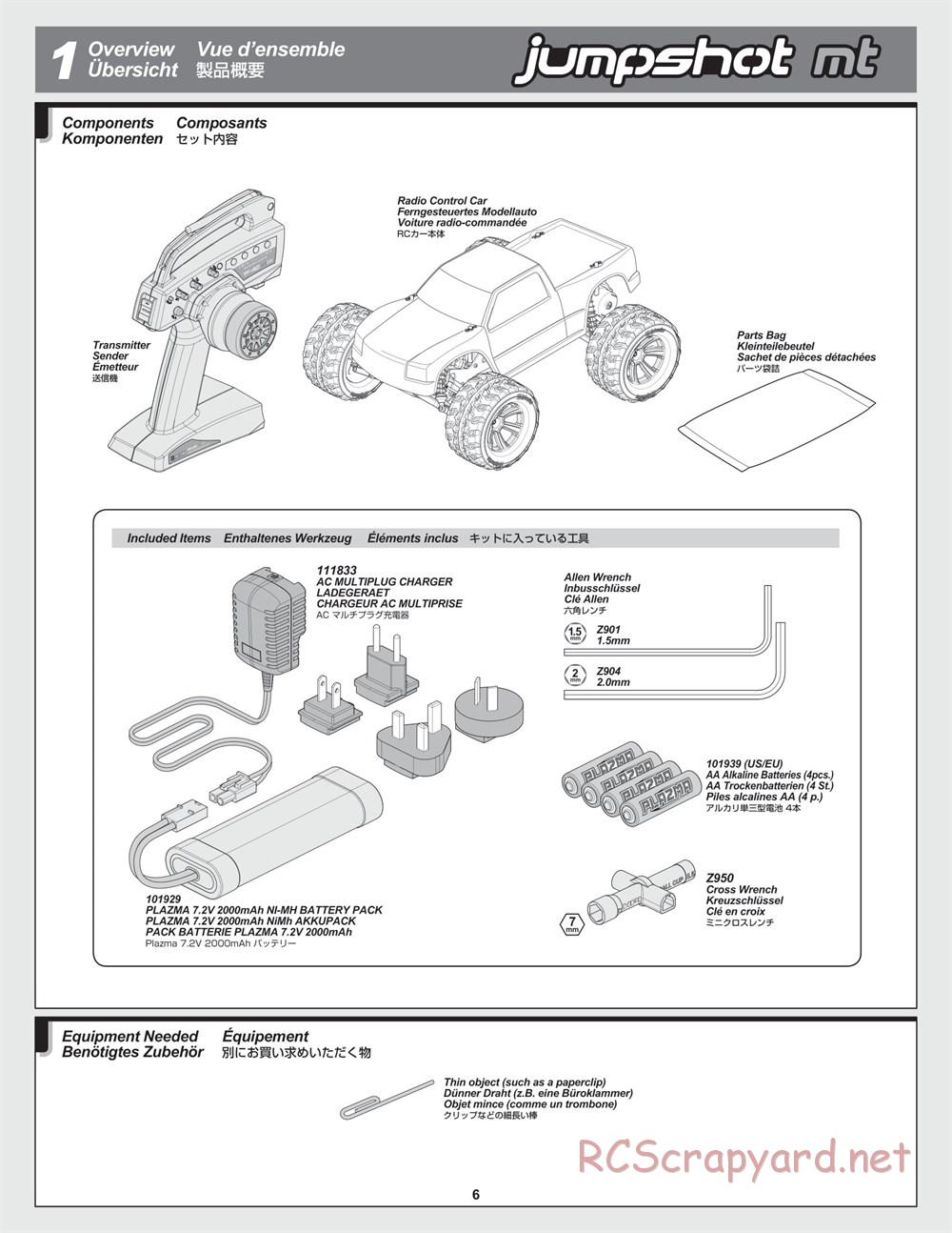 HPI - Jumpshot MT - Manual - Page 6