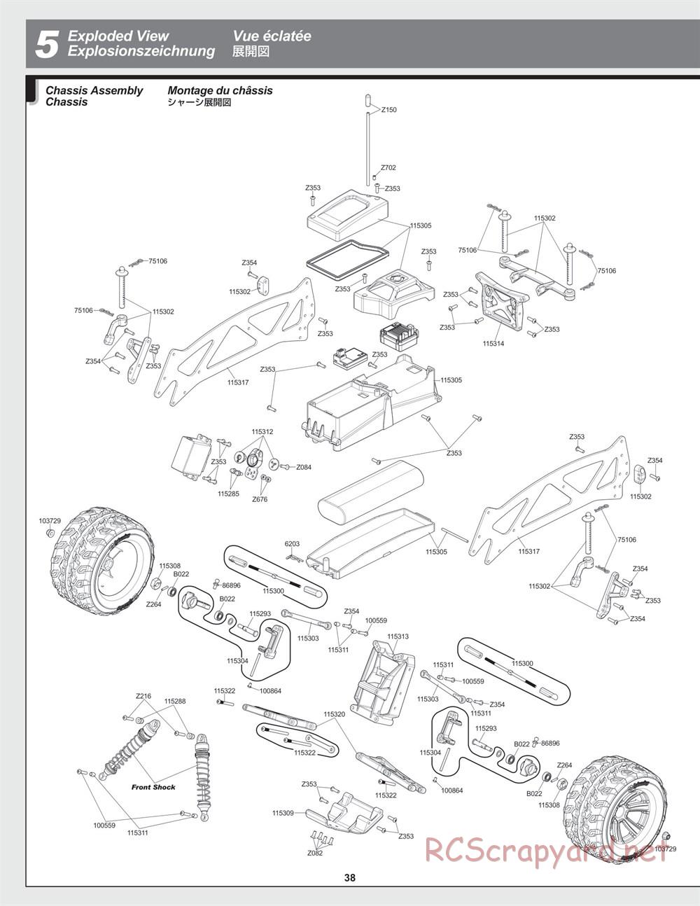 HPI - Jumpshot MT - Exploded View - Page 38