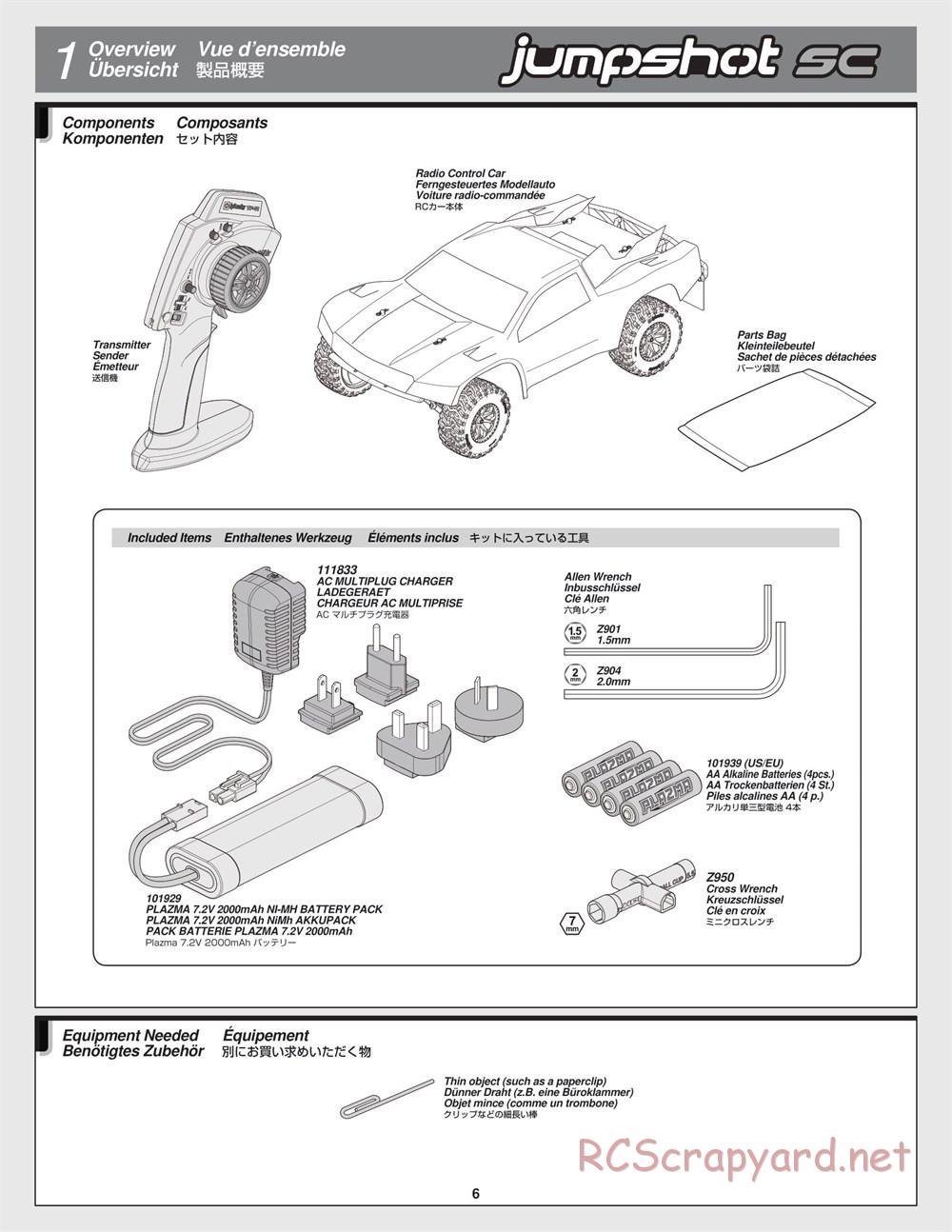 HPI - Jumpshot SC - Manual - Page 6