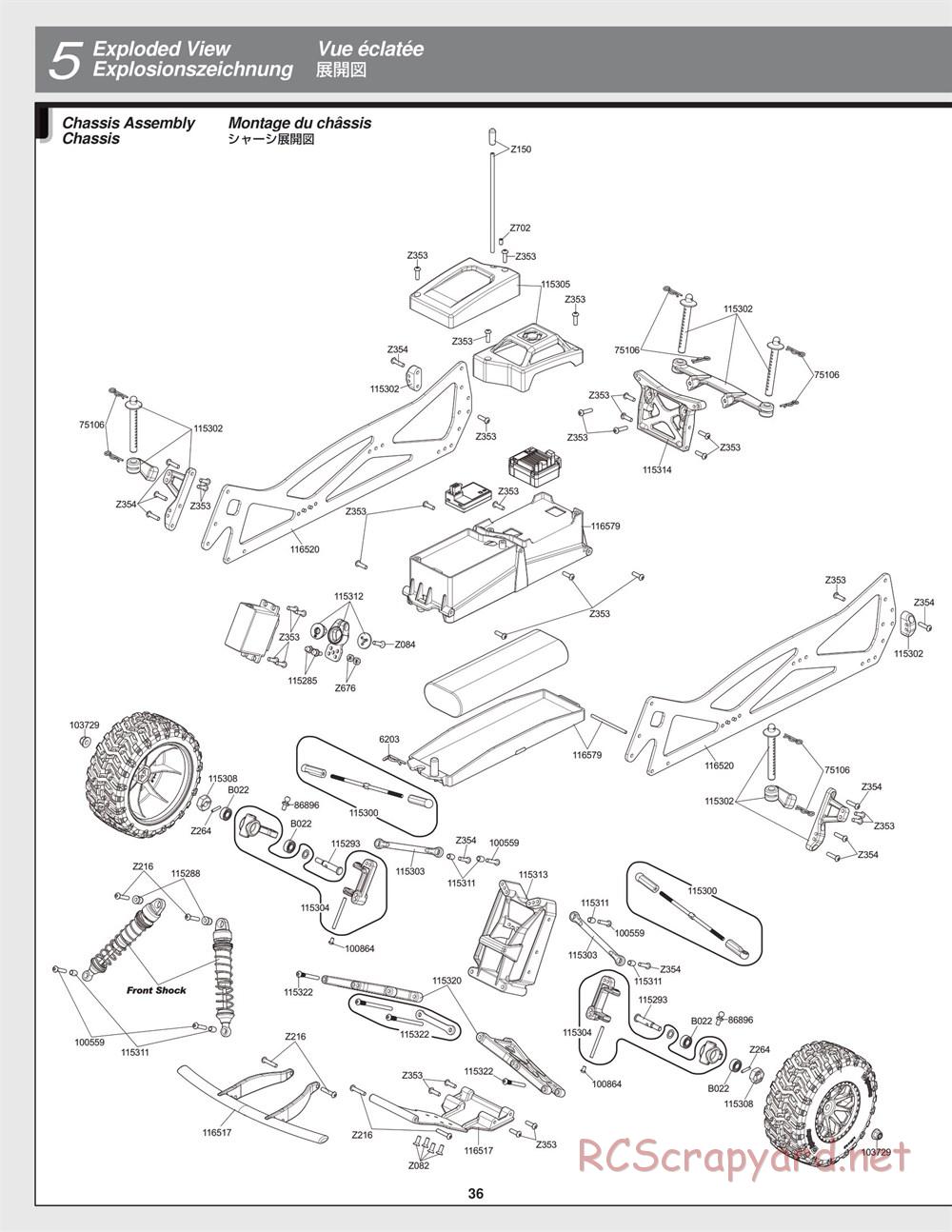 HPI - Jumpshot SC - Exploded View - Page 36