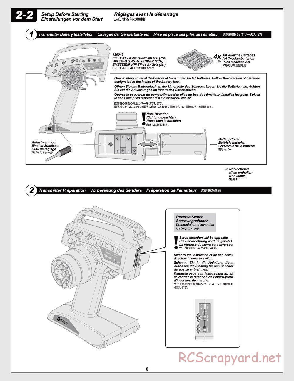 HPI - Jumpshot SC / ST V2 - Manual - Page 8