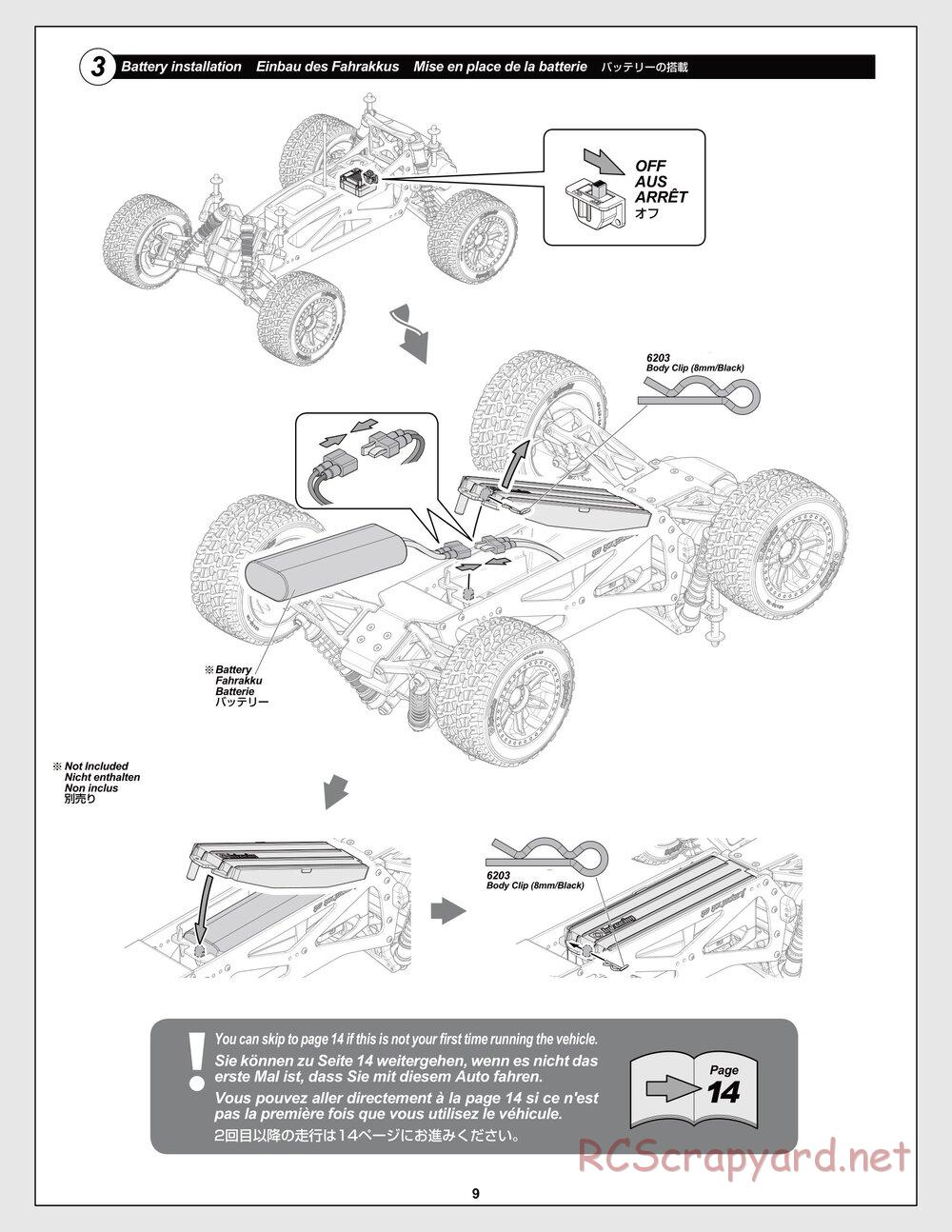 HPI - Jumpshot SC / ST V2 - Manual - Page 9