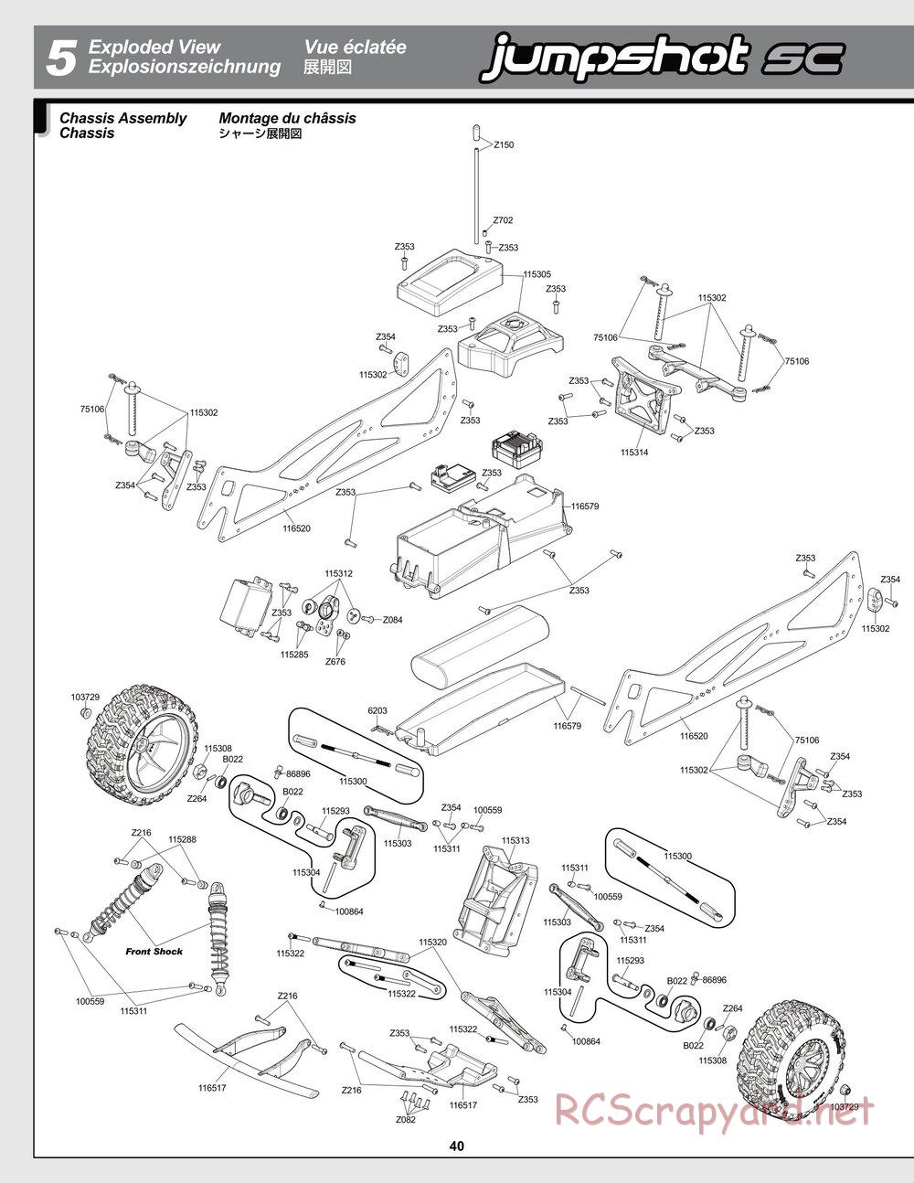 HPI - Jumpshot SC / ST V2 - Exploded View - Page 40