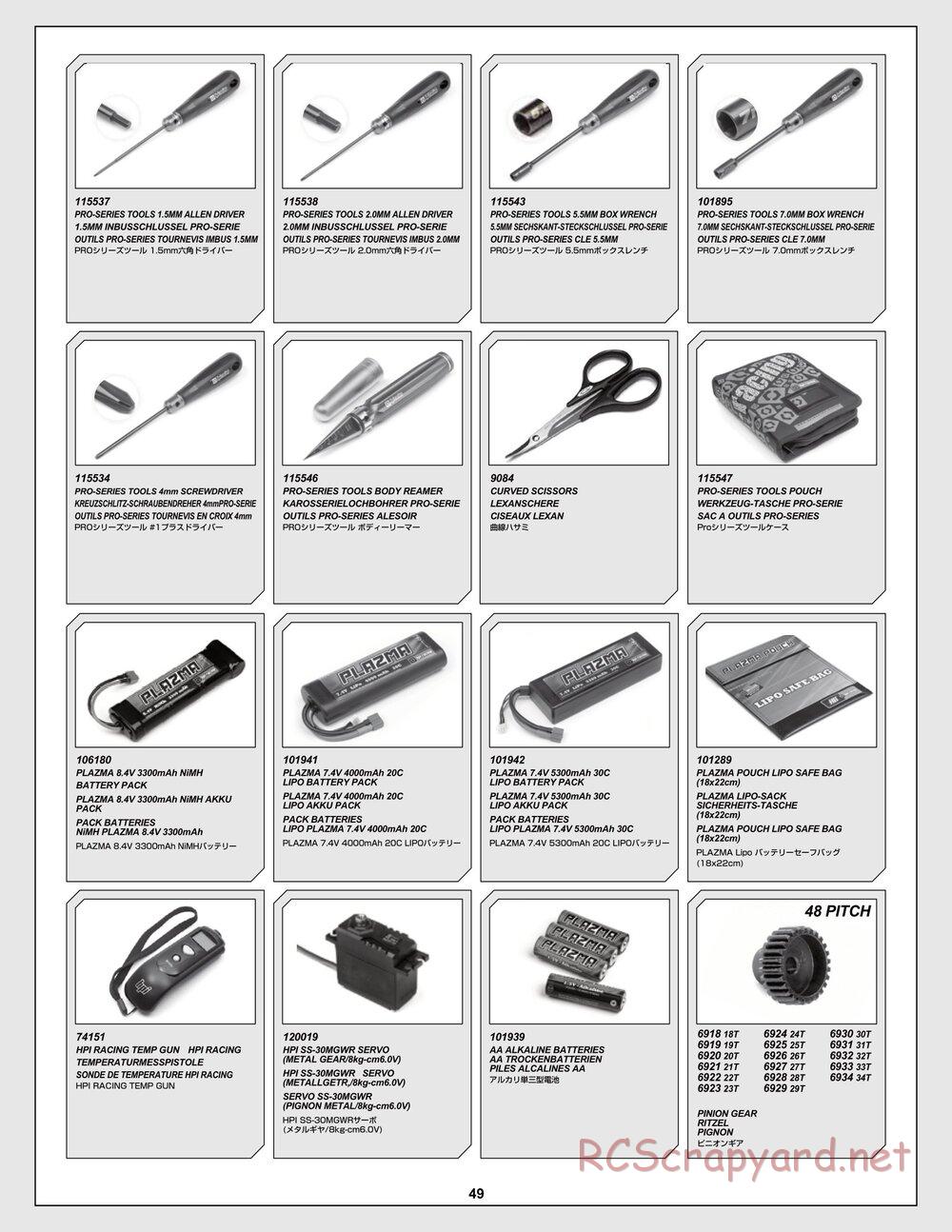 HPI - Jumpshot SC / ST V2 - Manual - Page 49