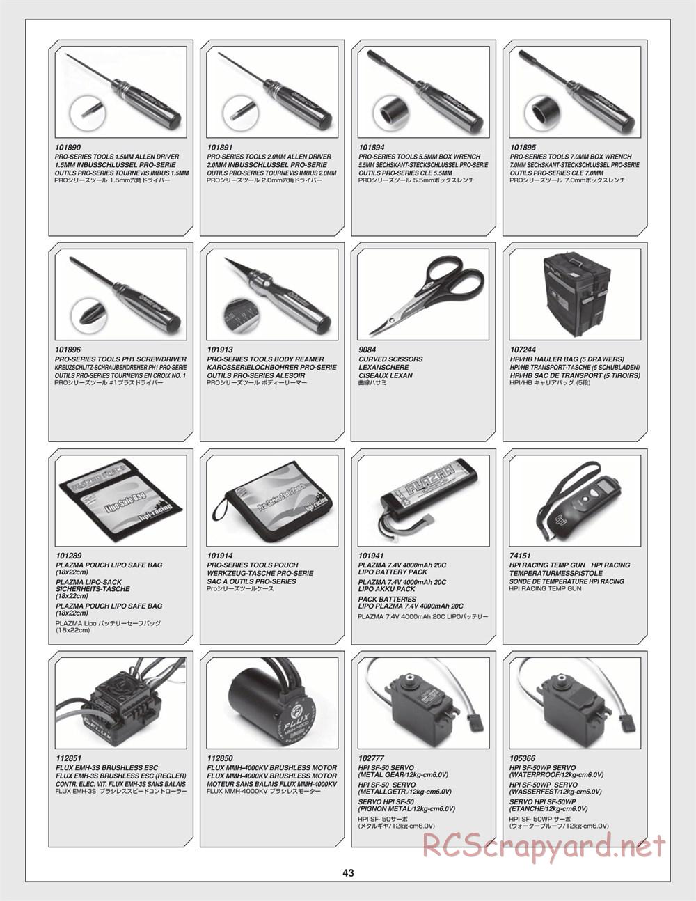 HPI - Jumpshot ST - Exploded View - Page 43