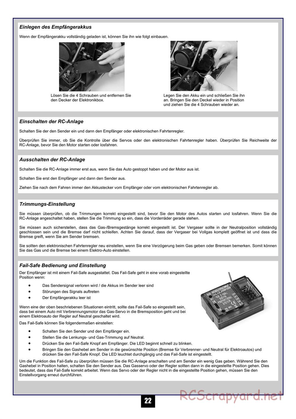 HPI - Maverick Blackout MT - Manual - Page 23