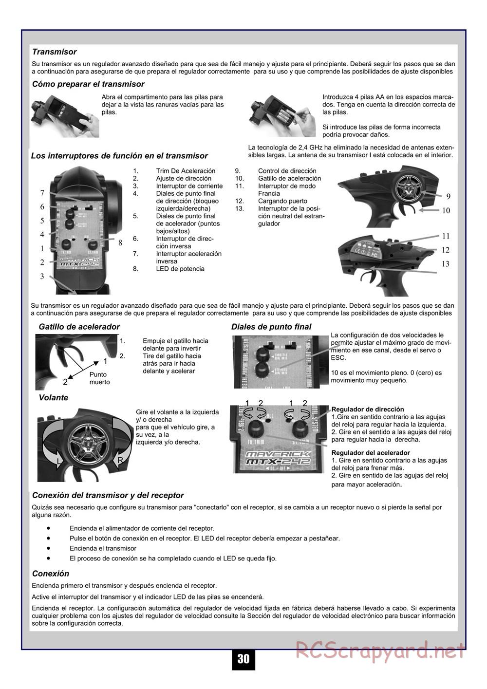 HPI - Maverick Blackout MT - Manual - Page 31