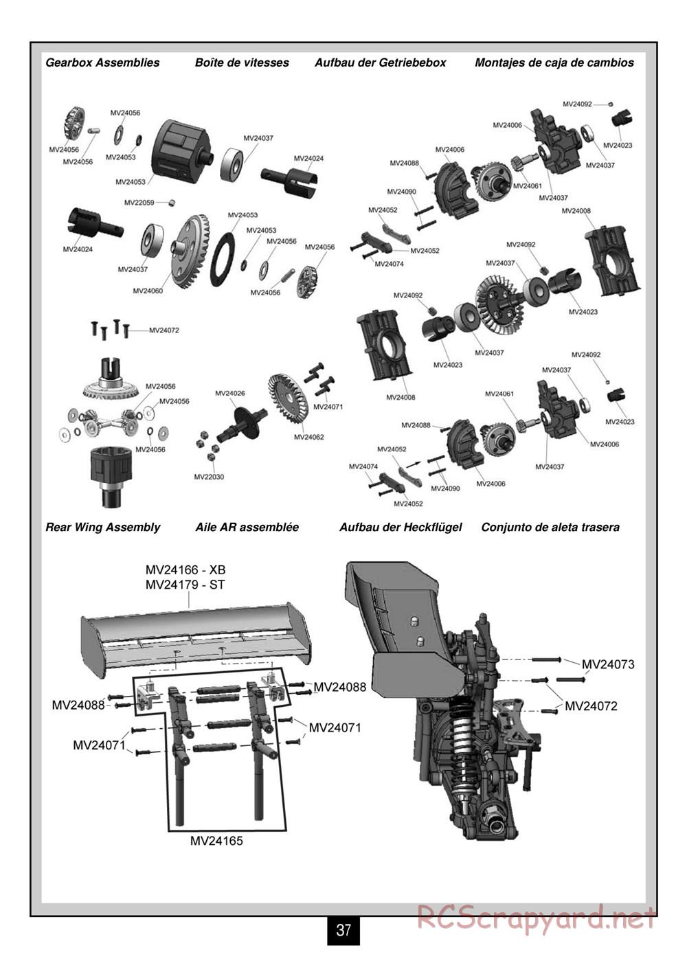 HPI - Maverick Blackout XB - Exploded View - Page 38