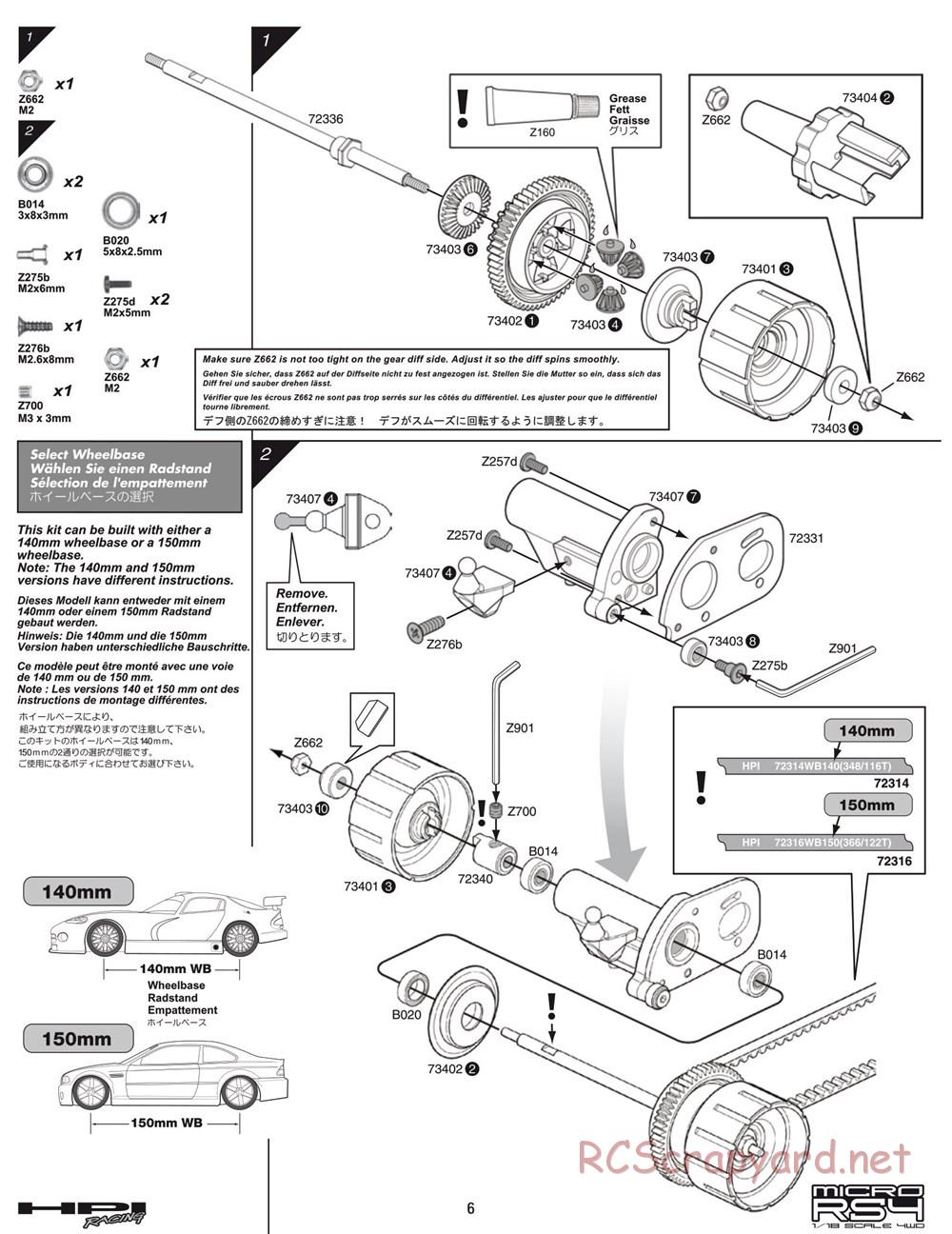 HPI - Micro RS4 - Manual - Page 6