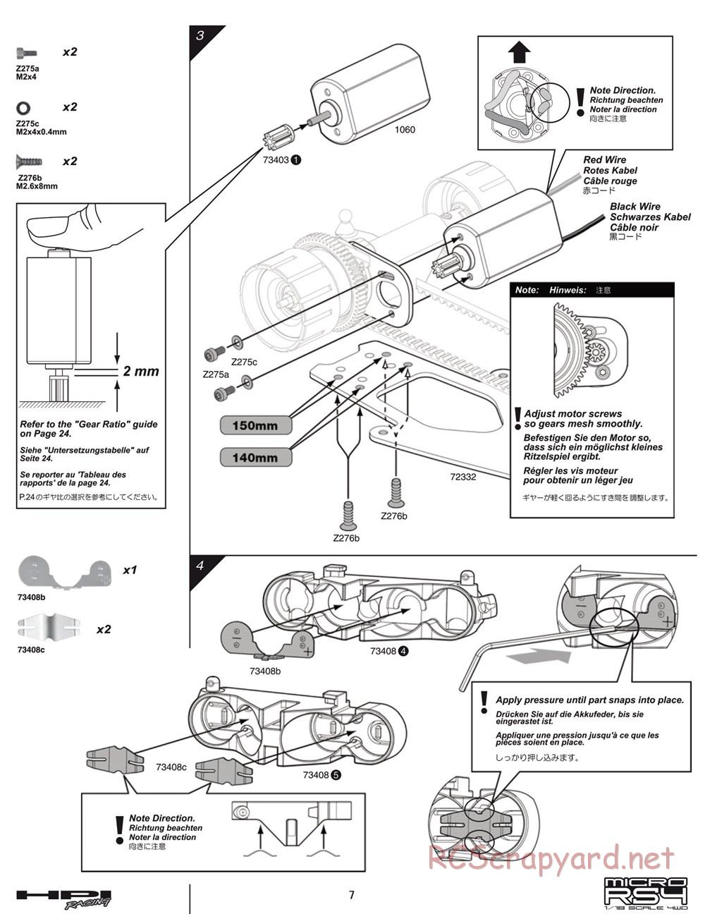 HPI - Micro RS4 - Manual - Page 7