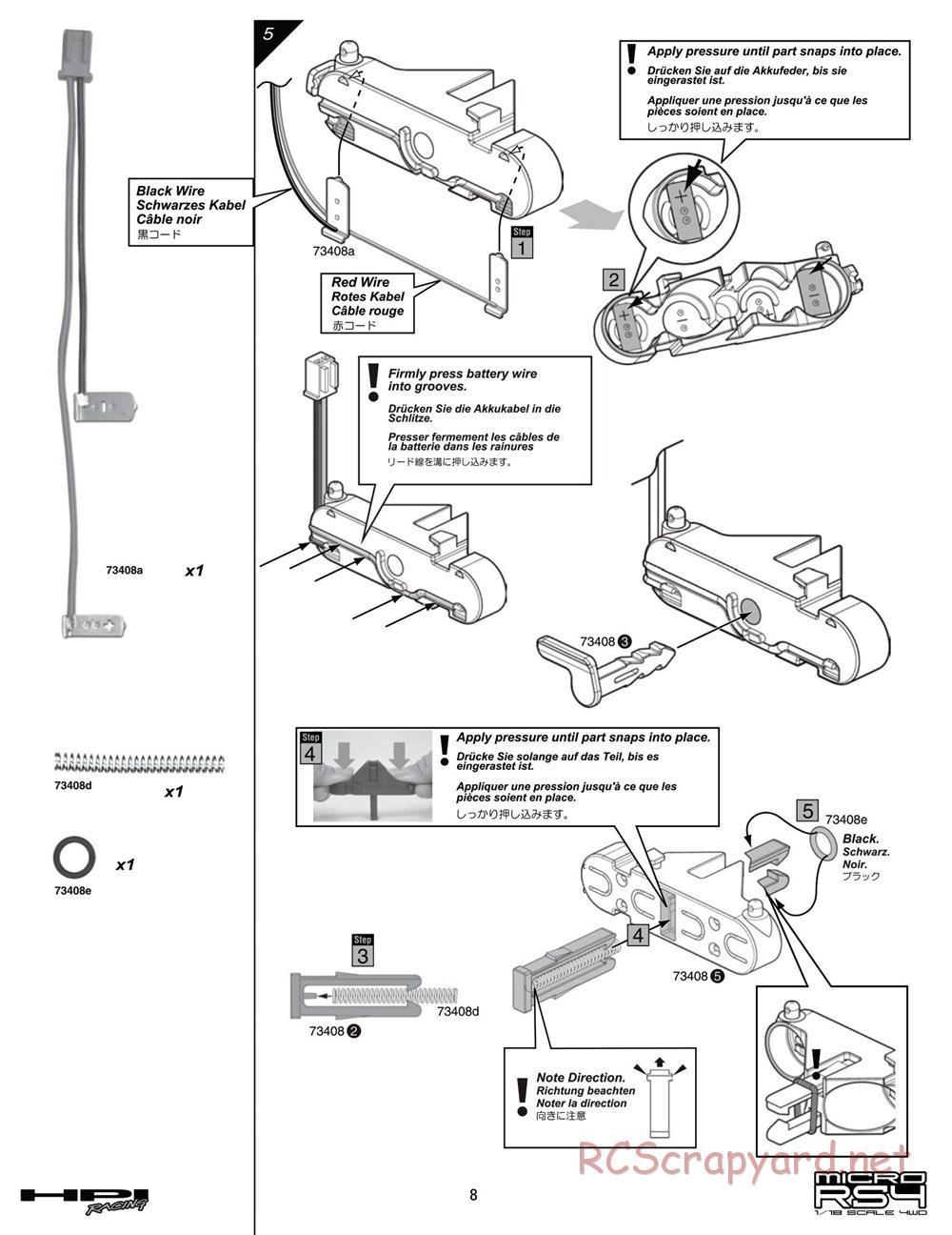 HPI - Micro RS4 - Manual - Page 8