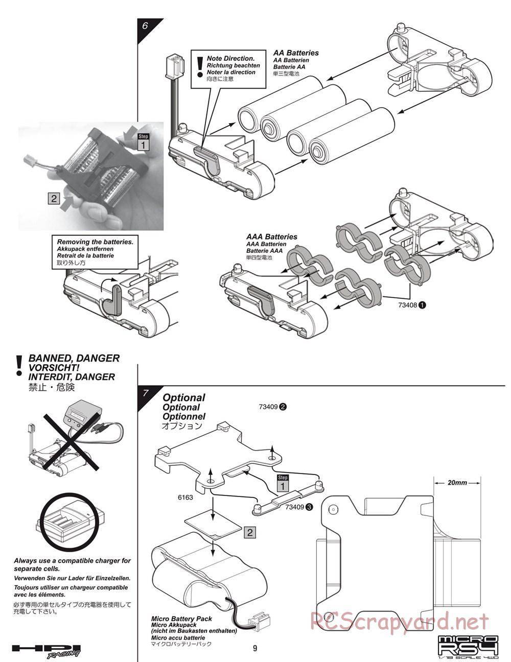 HPI - Micro RS4 - Manual - Page 9