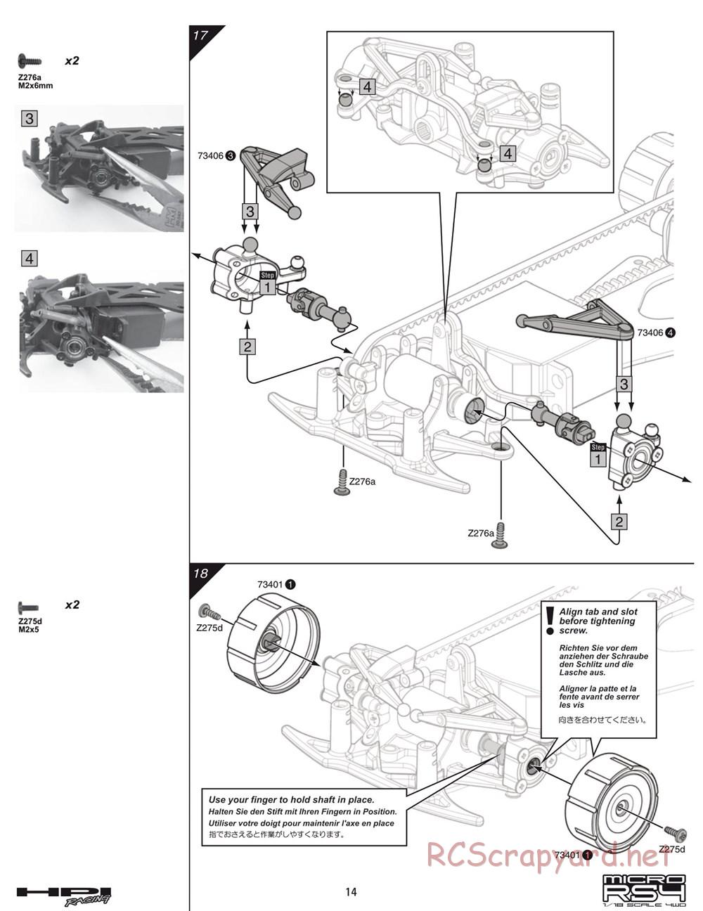 HPI - Micro RS4 - Manual - Page 14