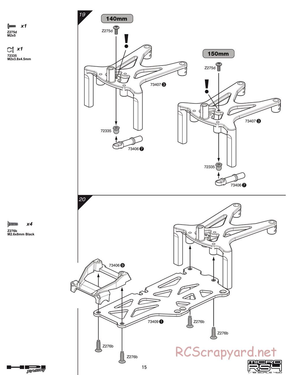 HPI - Micro RS4 - Manual - Page 15