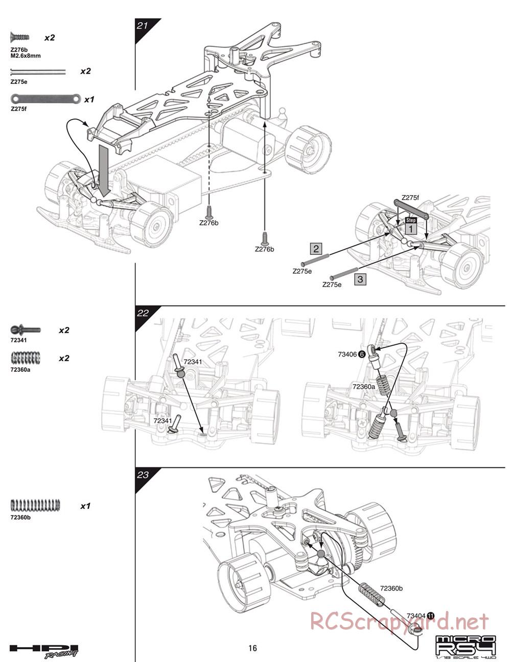 HPI - Micro RS4 - Manual - Page 16