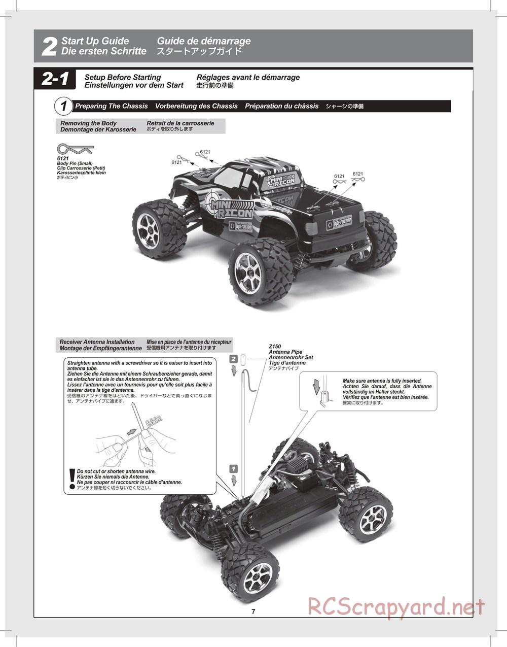 HPI - Mini Recon - Manual - Page 7