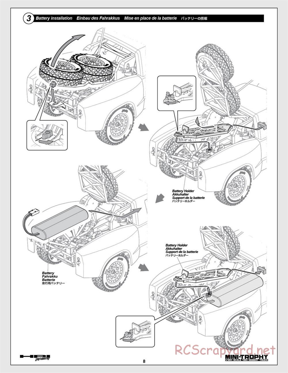 HPI - Mini Trophy - Desert Truck - Manual - Page 8