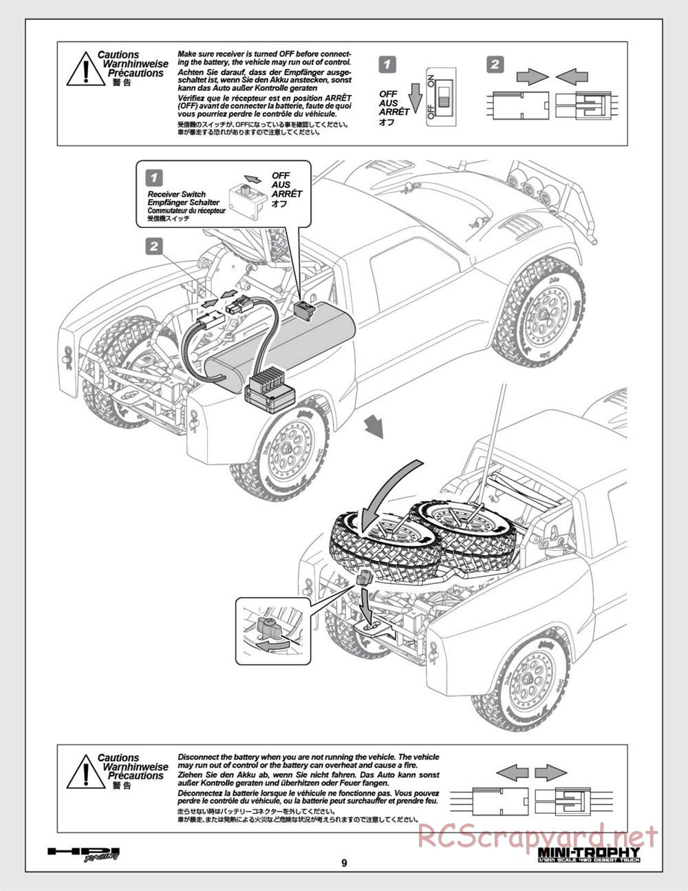 HPI - Mini Trophy - Desert Truck - Manual - Page 9