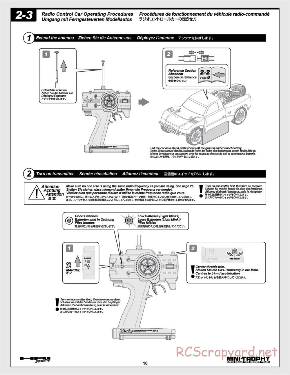 HPI - Mini Trophy - Desert Truck - Manual - Page 10
