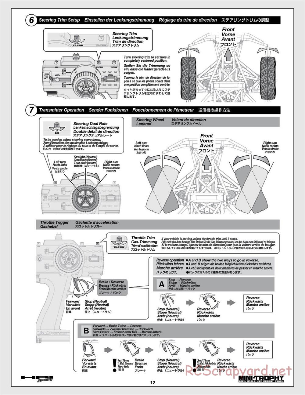 HPI - Mini Trophy - Desert Truck - Manual - Page 12