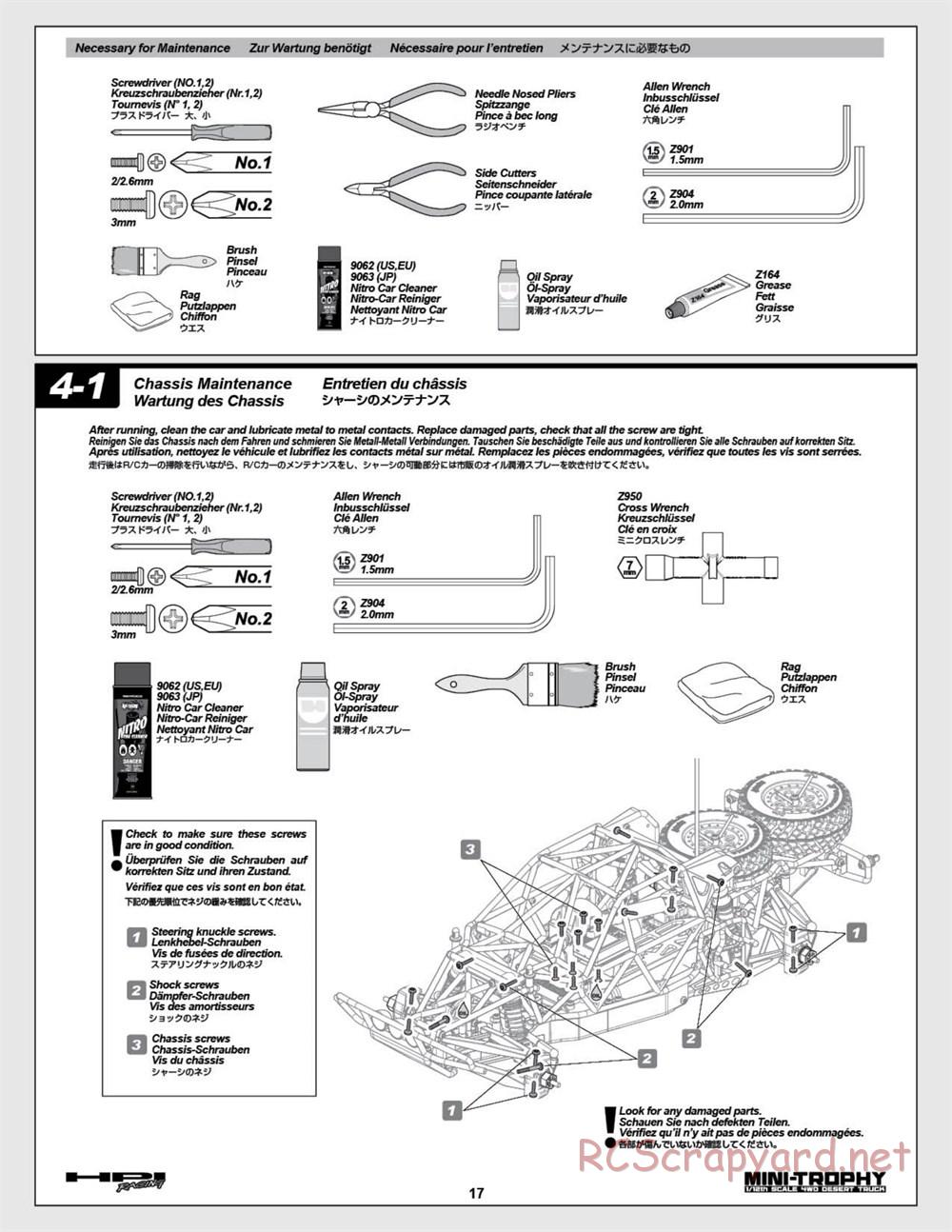 HPI - Mini Trophy - Desert Truck - Manual - Page 17