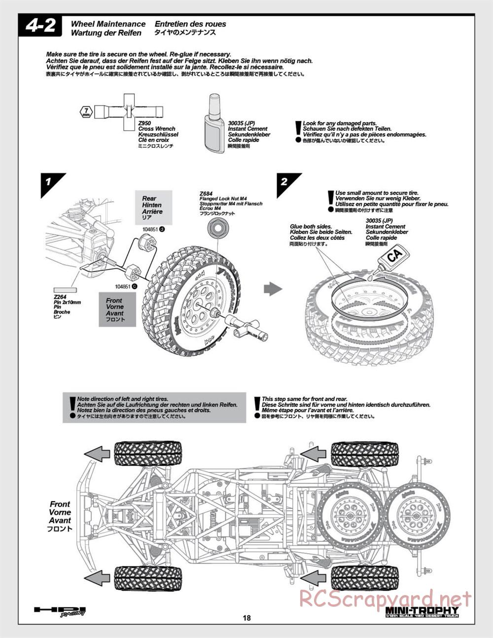HPI - Mini Trophy - Desert Truck - Manual - Page 18