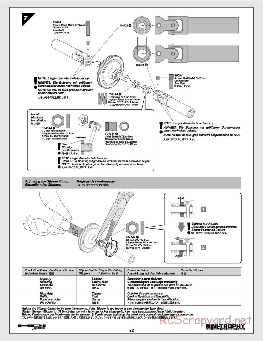 HPI - Mini Trophy - Desert Truck - Manual - Page 22