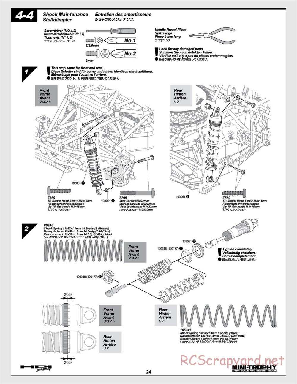 HPI - Mini Trophy - Desert Truck - Manual - Page 24