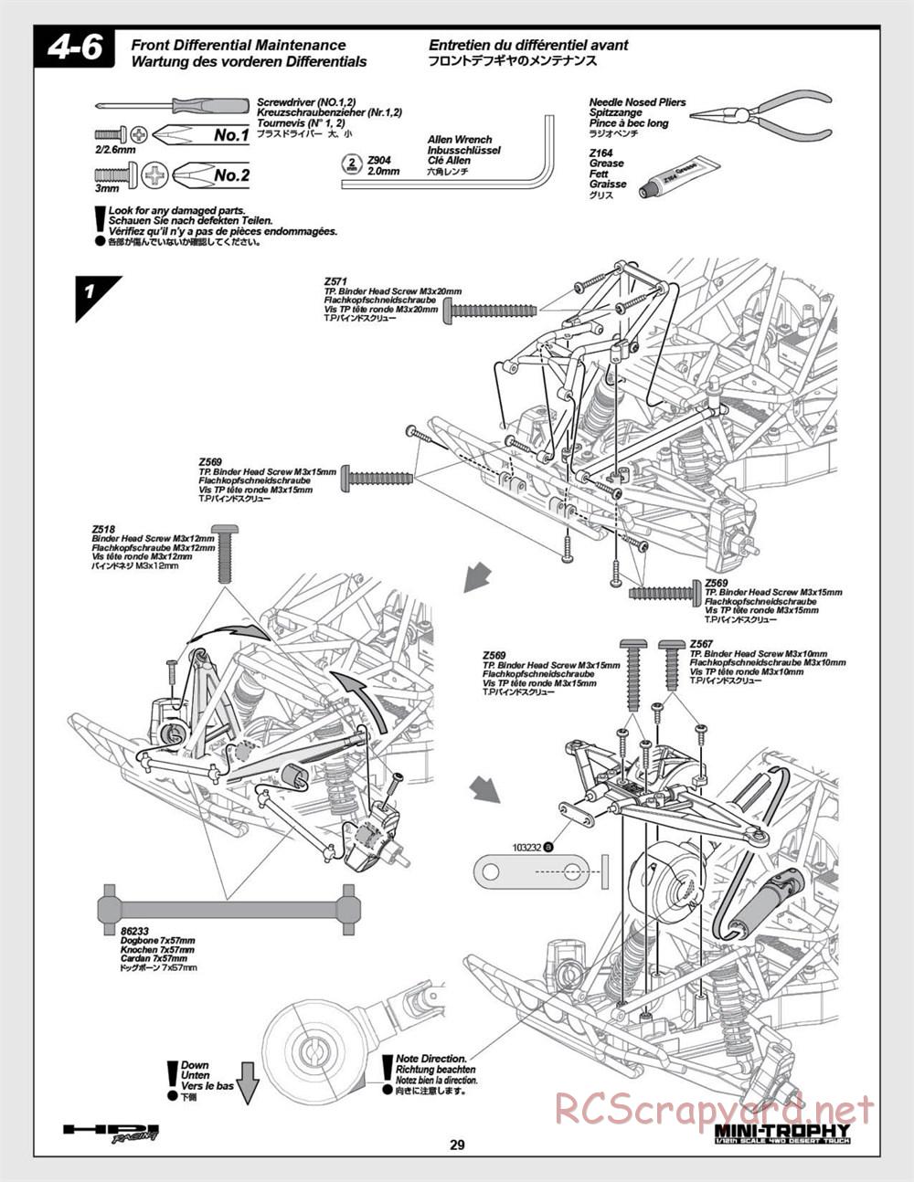 HPI - Mini Trophy - Desert Truck - Manual - Page 29