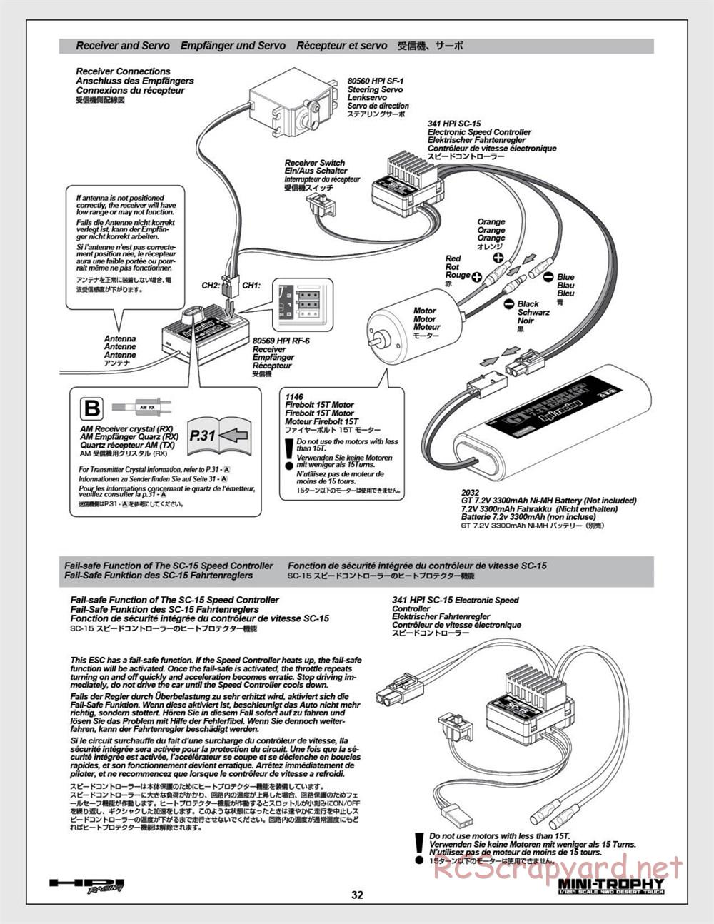 HPI - Mini Trophy - Desert Truck - Manual - Page 32