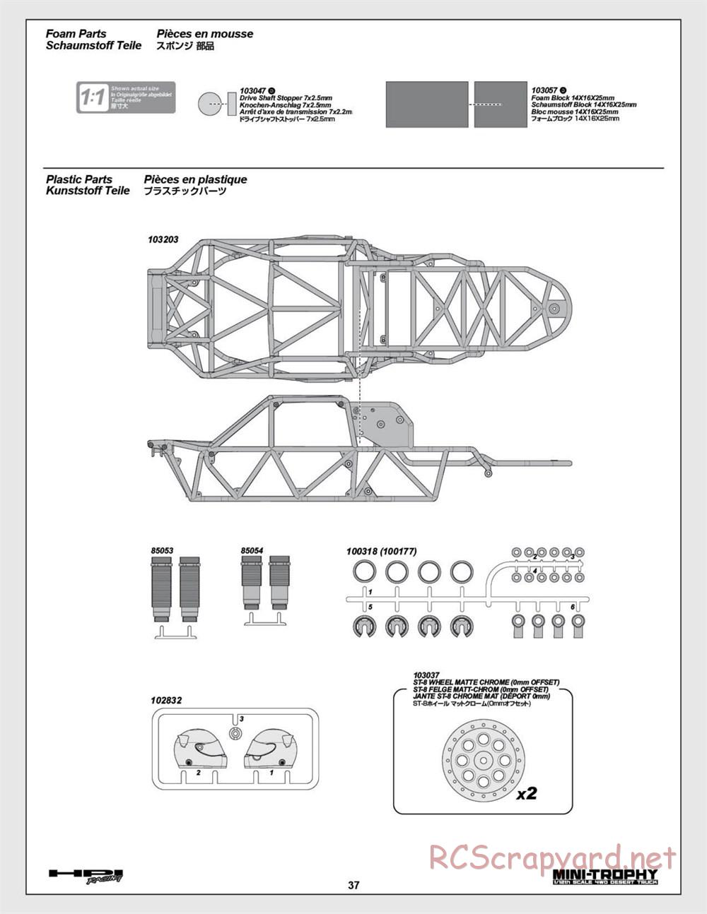 HPI - Mini Trophy - Desert Truck - Manual - Page 37