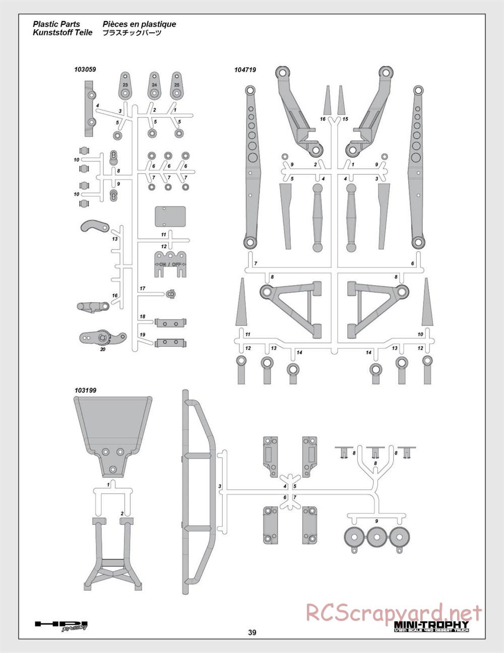 HPI - Mini Trophy - Desert Truck - Manual - Page 39