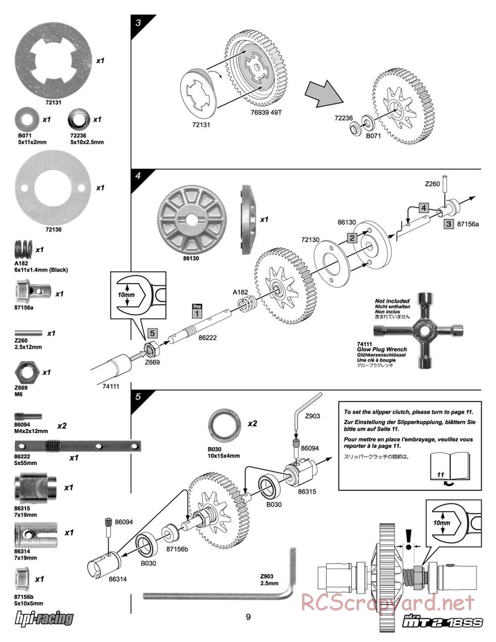 HPI - Nitro MT2 18SS - Manual - Page 9