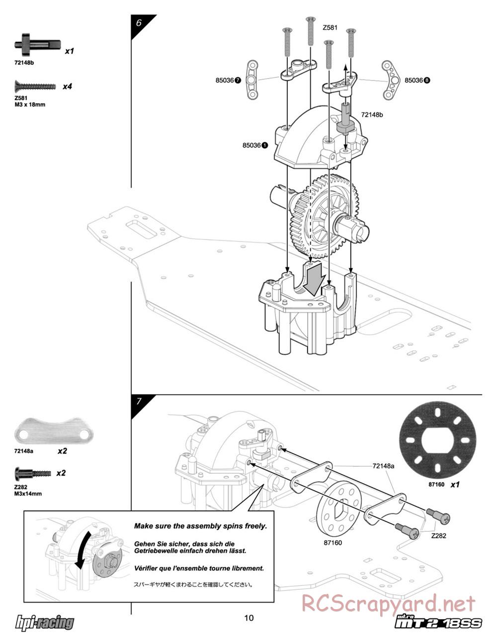 HPI - Nitro MT2 18SS - Manual - Page 10