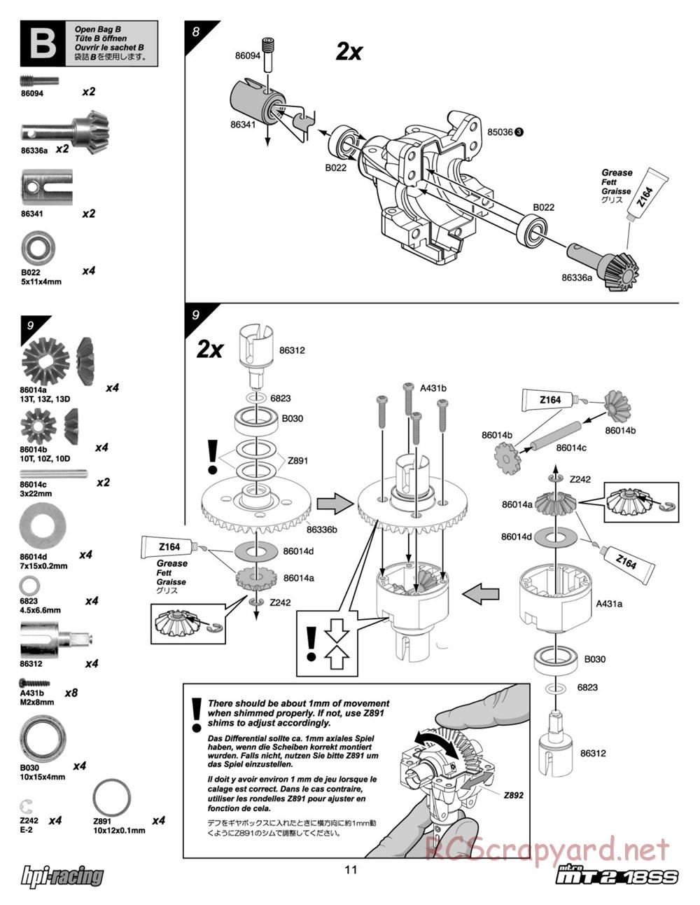 HPI - Nitro MT2 18SS - Manual - Page 11